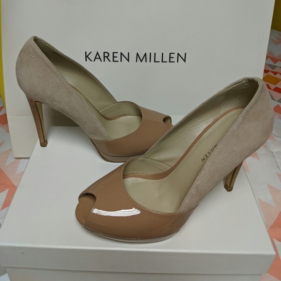 karen millen nude shoes